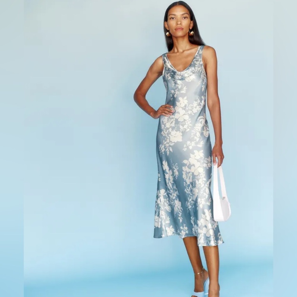 Reformation- Bryn Silk Dress